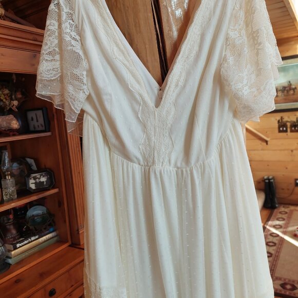 Torrid Boho, Beach, Western lace Wedding dress size xxl - Picture 1 of 14